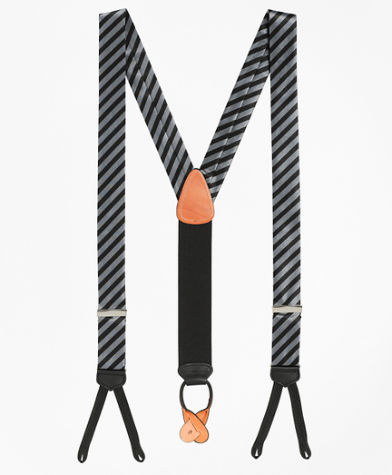 Formal Diagonal Striped Suspenders