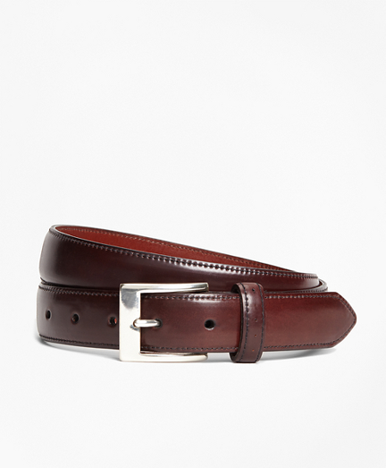 Perforated Cordovan Belt