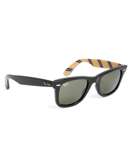 Ray-Ban Wayfarer Sunglasses with Yellow BB#1 Rep Stripe