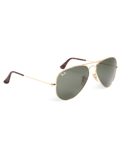 Ray-Ban Aviator Sunglasses with Burgundy BB#1 Rep Stripe