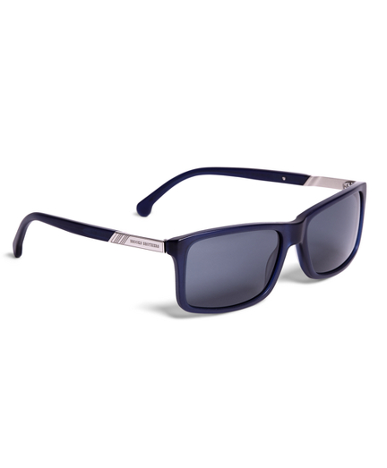 Brooks Brothers Plastic Rectangle Framed Sunglasses