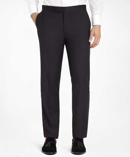 Ready-Made Regent Fit Plain-Front Tuxedo Trousers