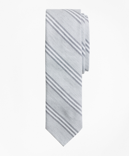 Stripe Cotton Oxford Tie