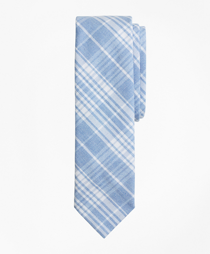 Plaid Cotton Oxford Tie