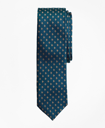 Textured Floral Neat Silk Jacquard Tie
