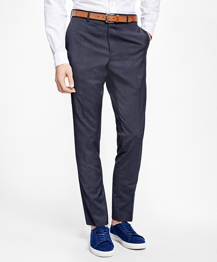 Mini Check Suit Trousers