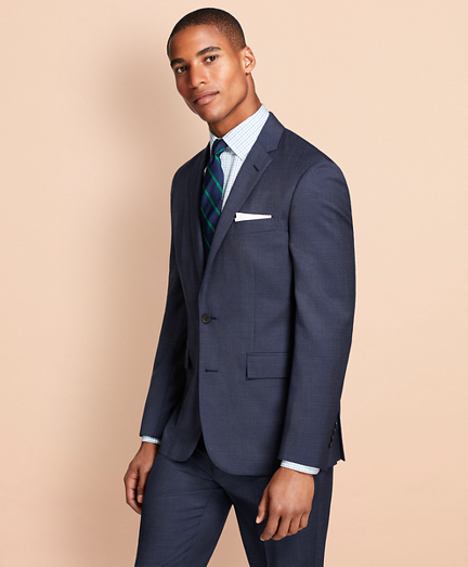 Pin-Dot Wool Suit Jacket