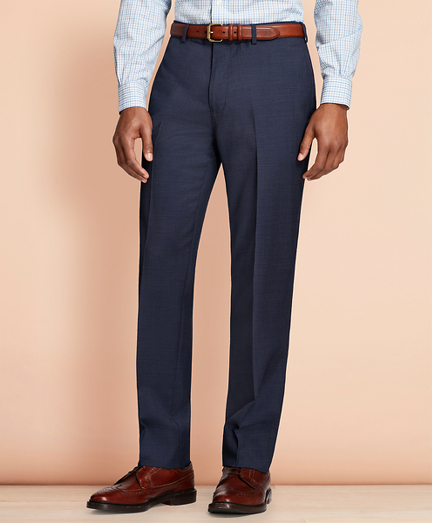 Pin-Dot Wool Trousers