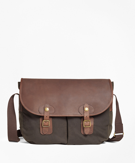 brown messenger bag
