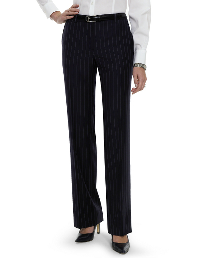 Widestripe Wool Catherine Trousers