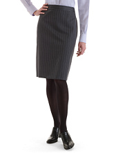 Pinstripe Pencil Skirt
