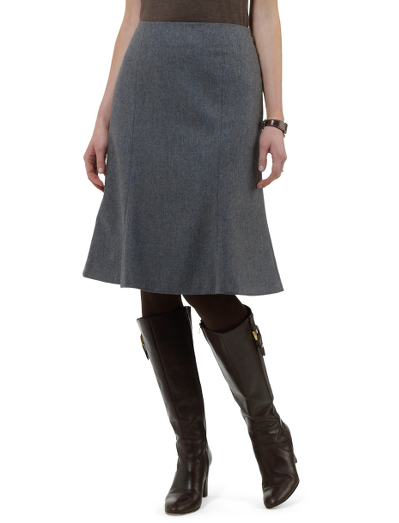 Tailored with front and back princess seams. Slightly flared hem.  25" center back length. Fabric woven in Italy.  Dry clean.  Imported.