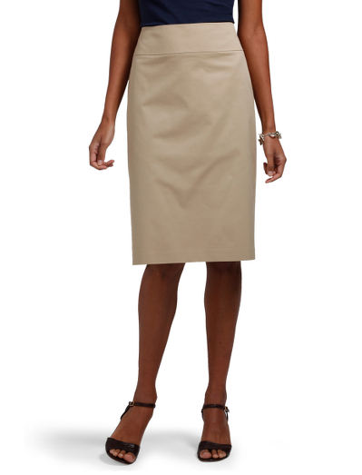 Petite Cotton Stretch Skirt