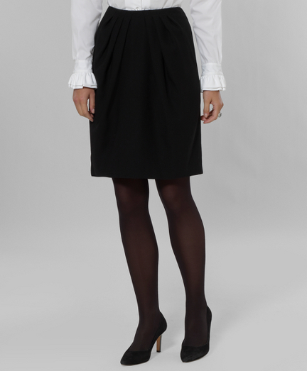 Petite Crepe Skirt