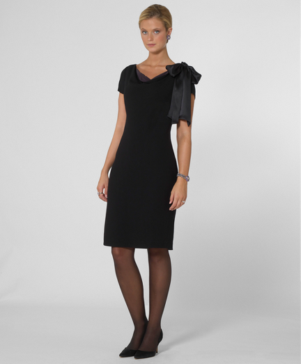 Petite Wool Crepe Dress