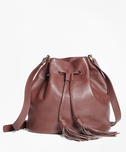 Leather Bucket Bag