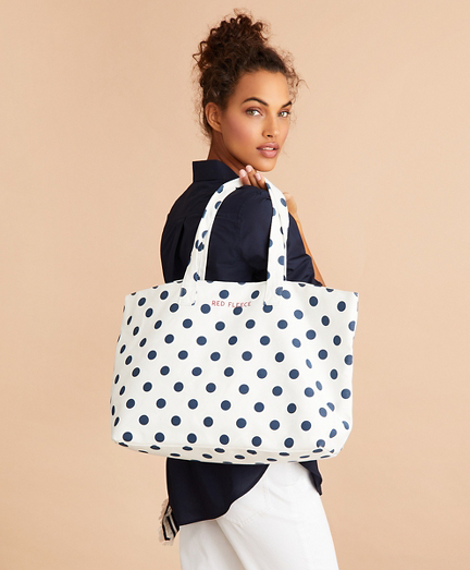 it polka dot luggage