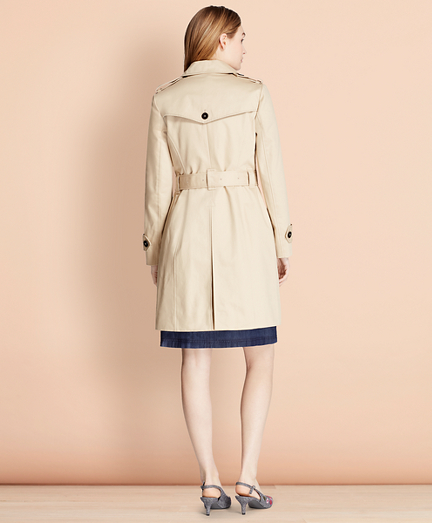 Cotton Twill Trench Coat Brooks Brothers