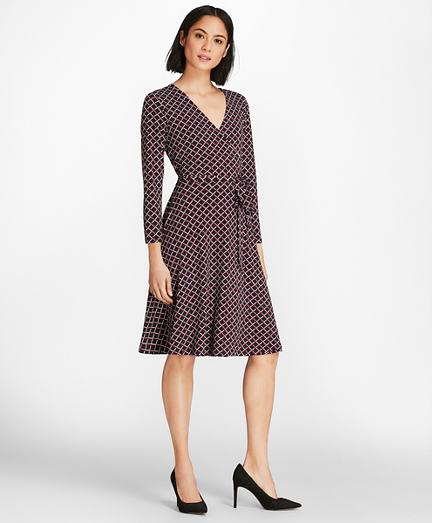 brooks brothers wrap dress