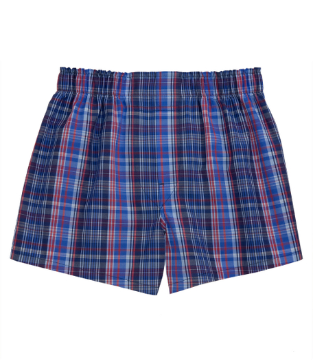 Fine woven cotton with our signature one-piece back. Elastic waistband. Full cut through the hips. Machine wash. Imported.