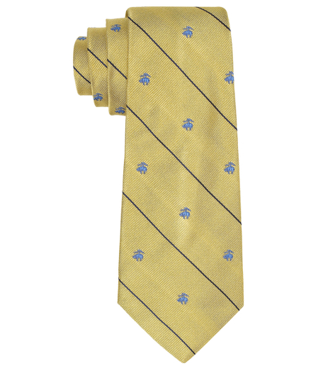 Silk. Dry clean. Woven in England. Made in the USA.