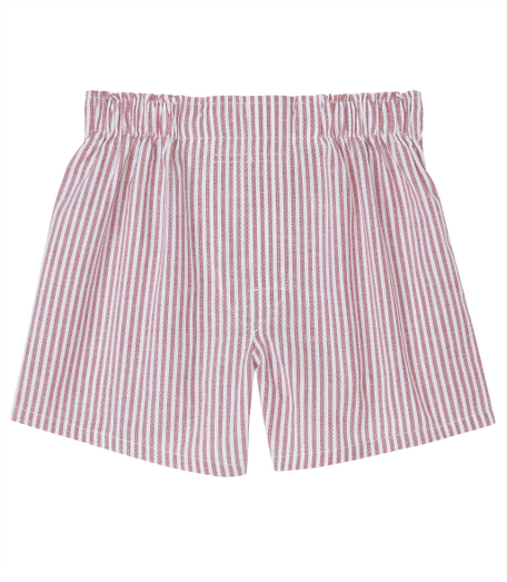 Fine woven cotton with our signature one-piece backs. Elastic waistband. Full cut through the hips. Machine wash. Imported.