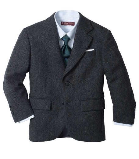 Wool. 2-button center vent. Fully lined. Dry clean. Imported.