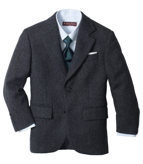 Wool. 2-button center vent. Fully lined. Dry clean. Imported.