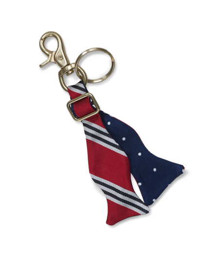 The Social Primer for Brooks Brothers Key Fob BB1 Stripe and Dot Repp