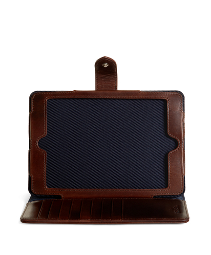 Distressed Leather Mini iPad Case