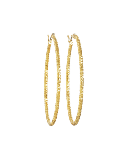 Diamond Cut Hoop Earrings Brooks Brothers