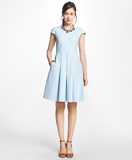 baby blue cotton dress