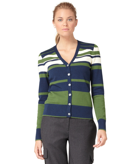 Green-Navy-White