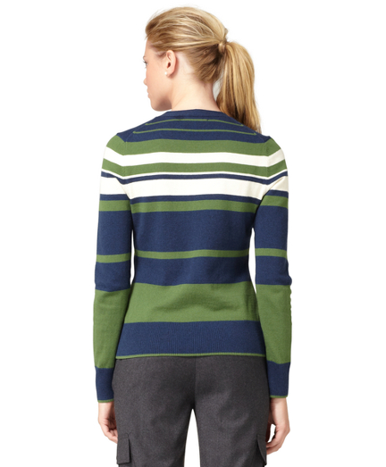 Green-Navy-White