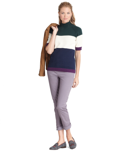 Navy-Green-Ivory