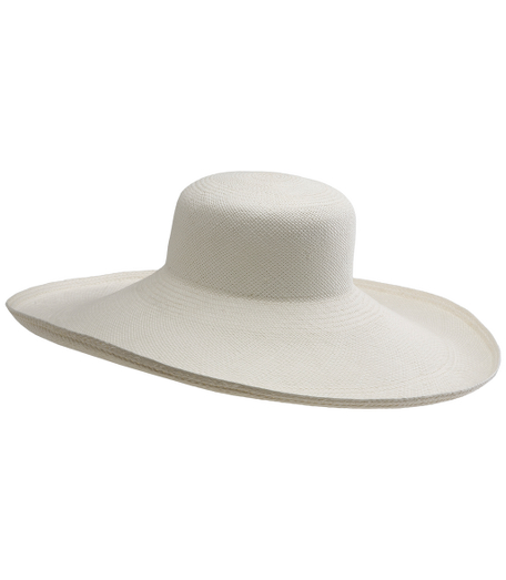 Hand-woven Toquilla straw from Ecuador. Broad brimmed, foldable and will return to original shape. Imported.