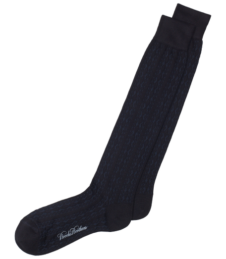 Cotton/nylon. Knee High. Handlinked toe. Machine  wash. Imported.