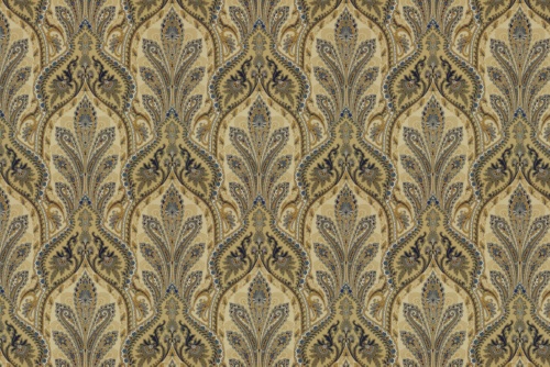 GLENVILLE PAISLEY BLUE/TAN