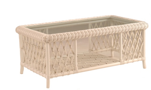 GRAND CAYMAN WICKER COCKTAIL TABLE