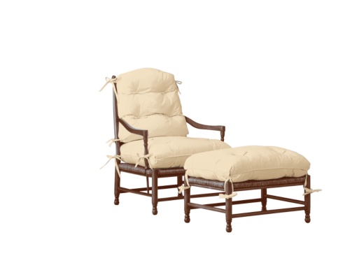 PROVENCE OTTOMAN - TUFTED CUSHION