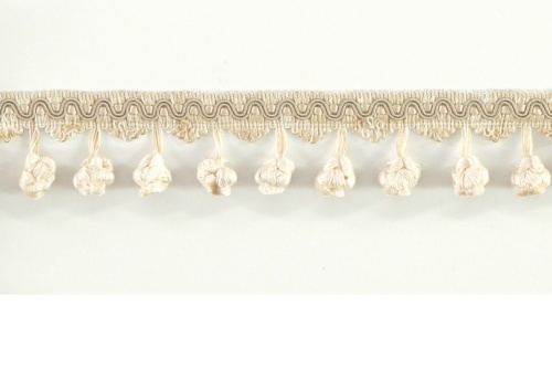 DECORATIVE TRIM 2 1/2" BALL FRINGE PEB 92142