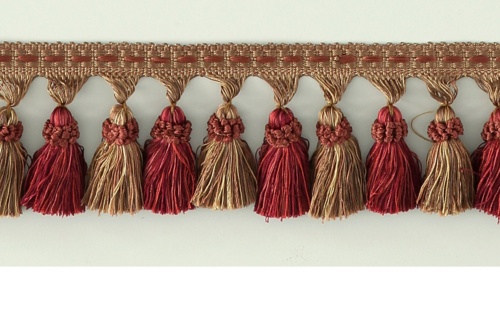 DECORATIVE TRIM 3" TASSEL FRINGE TERRACOTA 159583