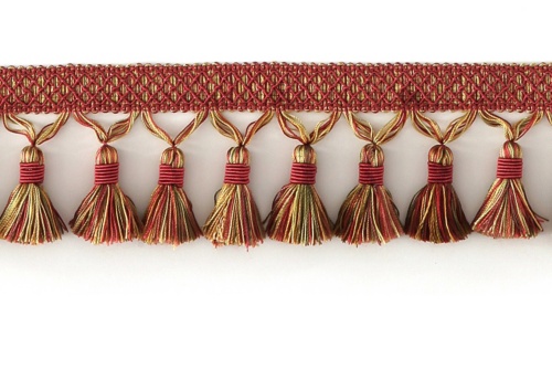 DECORATIVE 3" TASSEL FRINGE ROSE 287671