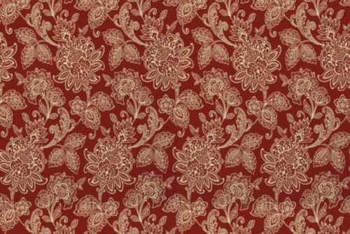 GARRAN GARDENS - ROBERT ALLEN FABRICS RHUBARB