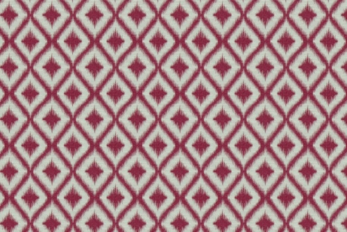 IKAT FRET - ROBERT ALLEN FABRICS RASPBERRY