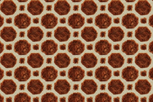 VELVET GEO - ROBERT ALLEN FABRICS COPPER