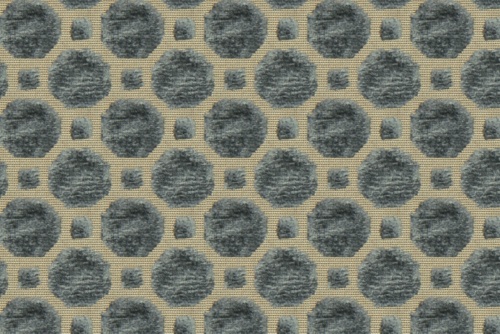 VELVET GEO - ROBERT ALLEN FABRICS GREY