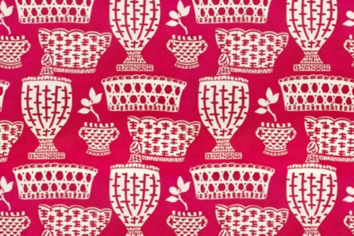 CAROLINE - CHARLOTTE MOSS FABRICS - CURRANT