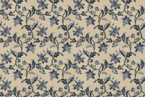 VIOLET - CHARLOTTE MOSS FABRICS - INDIGO
