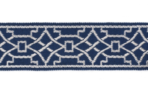 DECORATIVE TRIM 2" JACQUARD TAPE BLUEBELL 300893